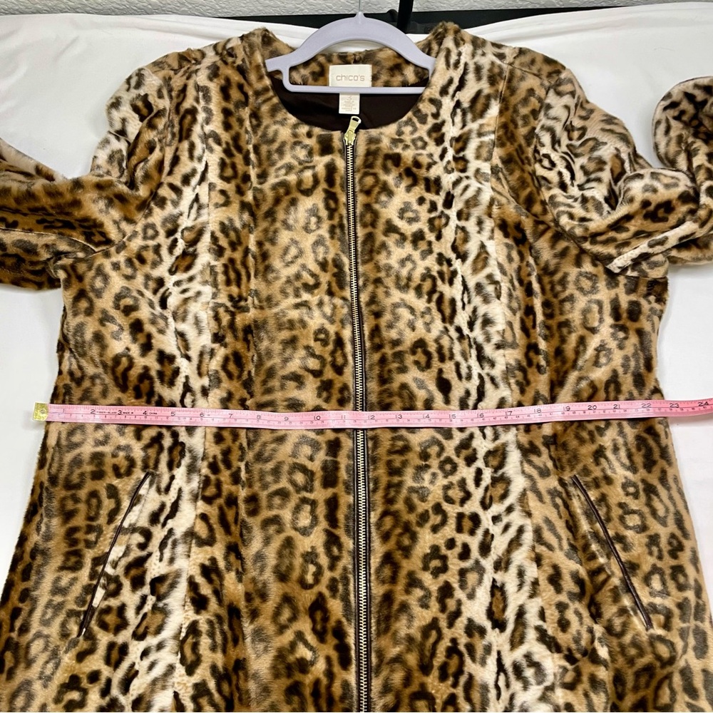 Chico's Leopard Print Jacket - Picture 10 of 11